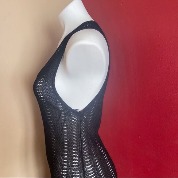 Pea in the Pod Black Crochet Slip Dress NWT Size Large - Picture 3 of 6